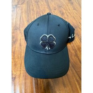 Black Clover- Live Lucky Black Flex Fit Hat Memory Fit Headband Men's Size S-M